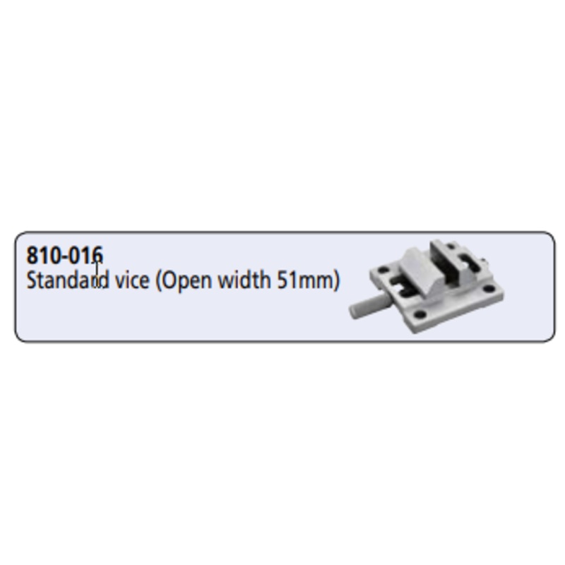 Standard vise 51,0 mm opening Vickers hardness testing machines 810-016