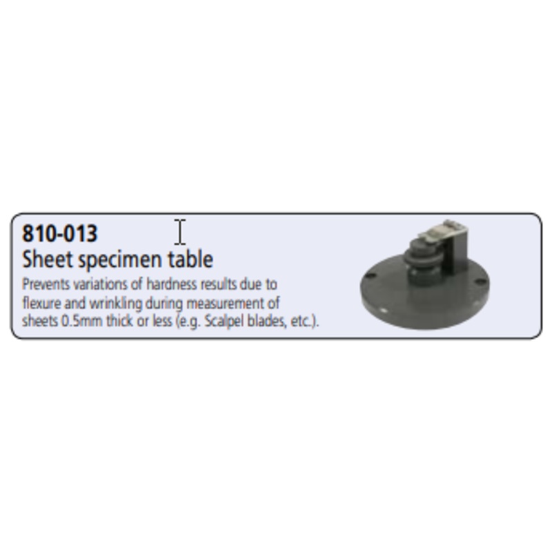 Thin plate material holder Micro Vickers hardness testing machines 810-013