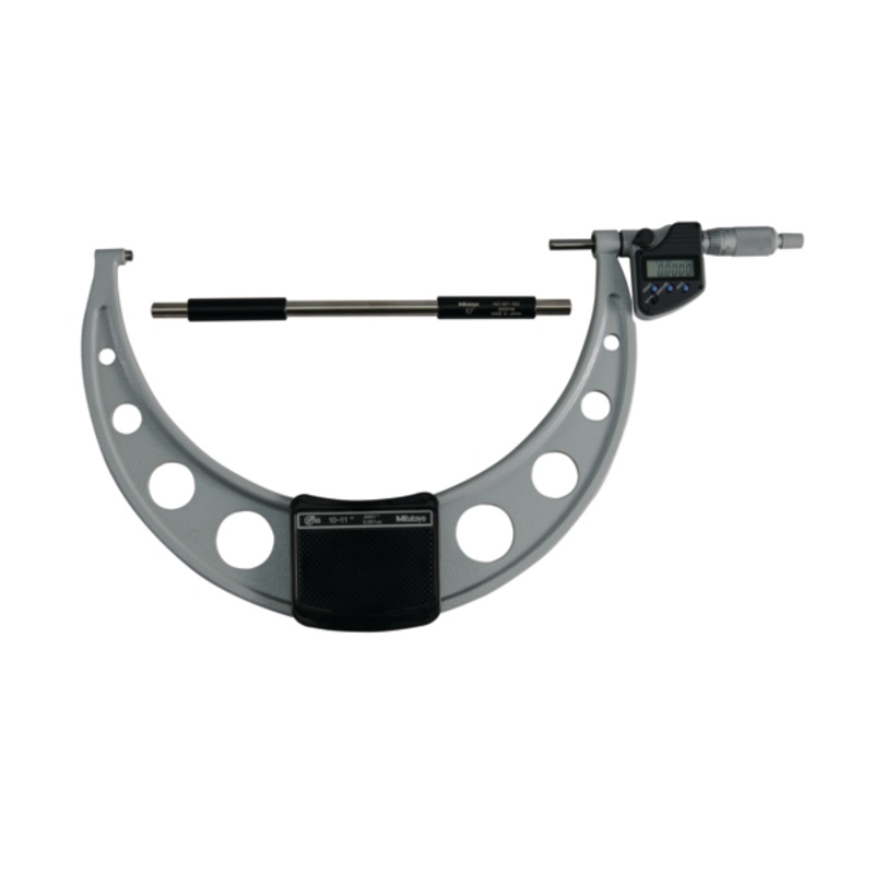 Mitutoyo Digital Micrometer IP65, Inch/Metric 250-275mm/10-11, with Output Item number: 293-356-30 Ratchet stop