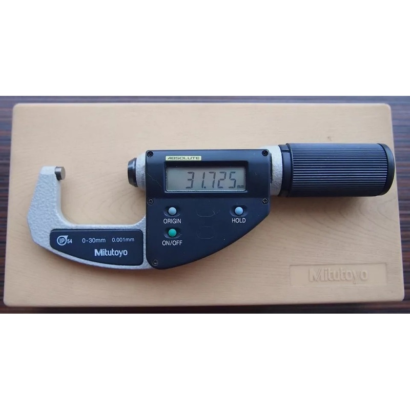 Mitutoyo Digital Absolute Micrometer QuickMike Inch/Metric, 0-30mm/0-1.2 293-661-10