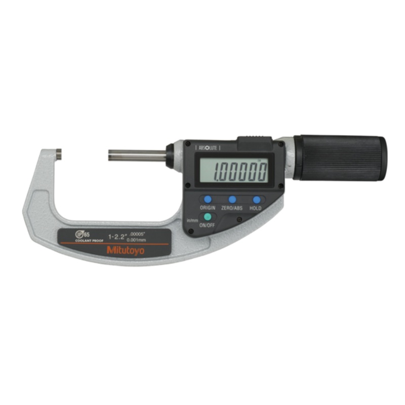 Mitutoyo Digital Absolute Micrometer QuickMike Inch/Metric, 25-55mm/1-2.2 293-677
