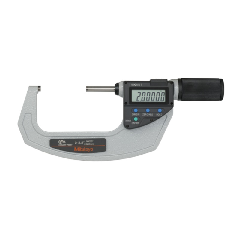 Mitutoyo Digital Absolute Micrometer QuickMike Inch/Metric, 50-80mm/2-3.2 293-678-20