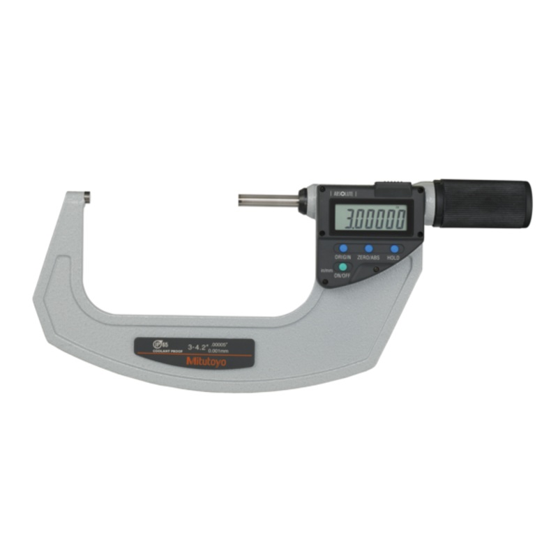 Mitutoyo Digital Absolute Micrometer QuickMike Inch/Metric, 75-105mm/3-4.2 293-679-20