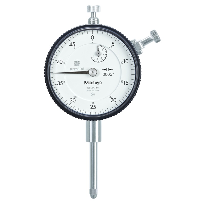 Dial Gauge, Flat Back, ANSI/AGD Type 1, 0,0005 2776AB