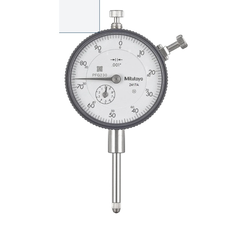 Dial Gauge, Flat Back, ANSI/AGD Type 1, 0,001 2417AB
