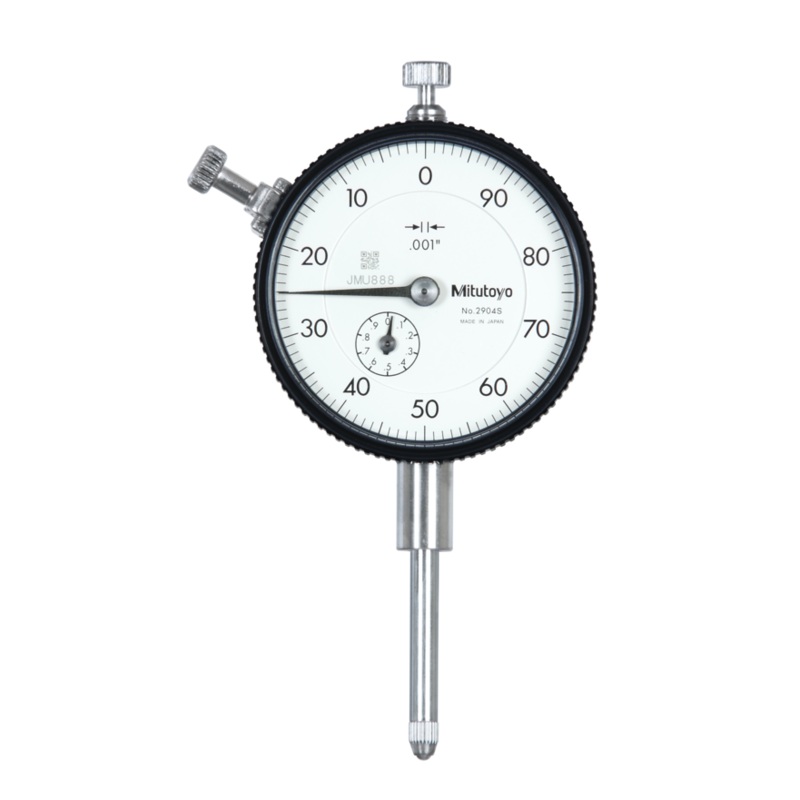 Dial Gauge, Flat Back, ANSI/AGD Type Reverse Dial Face, 1, 0,001 2904AB