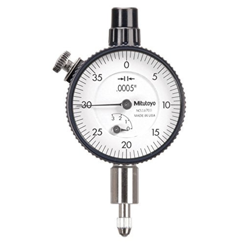 Dial Gauge, Lug Back, ANSI/AGD Type 0,1, 0,0005 1670S