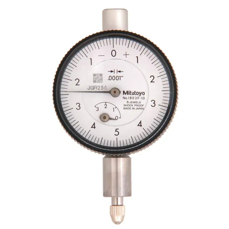 Dial Gauge, Lug Back, ANSI/AGD Type Jewelled Bearing, Shockproof, 0,025, 0,0001 1803F-10