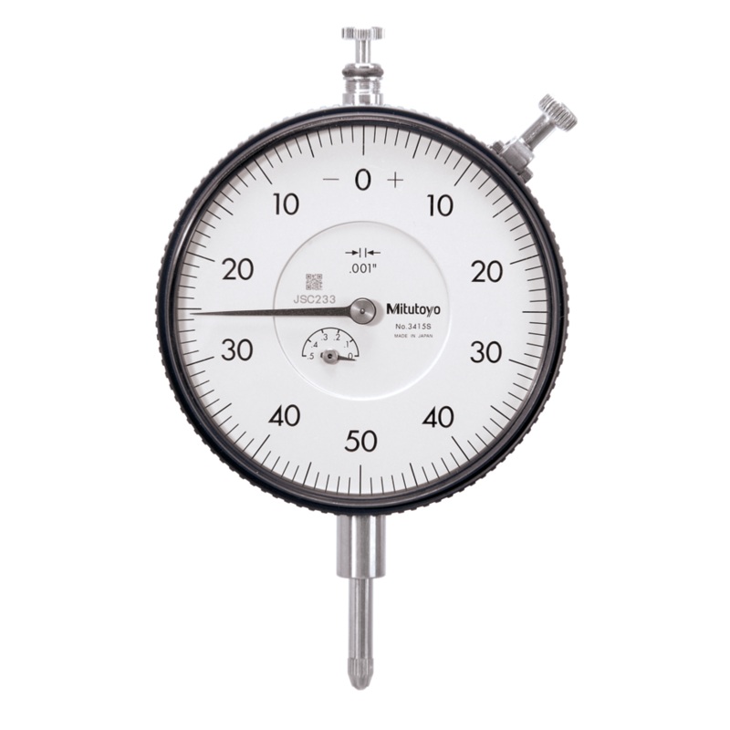 Dial Gauge, Flat Back, ANSI/AGD Type 0,5, 0,001 3415AB