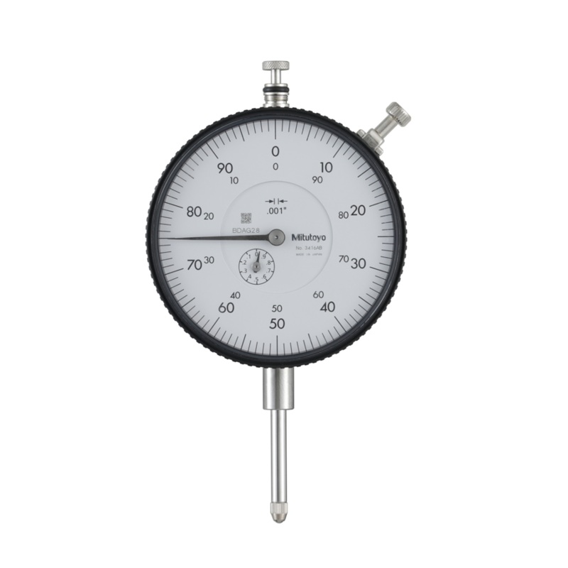 Dial Gauge, Flat Back, ANSI/AGD Type 1, 0,001 3416AB Face Dian 3.07