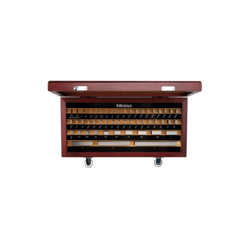 Mitutoyo 516-911-11 Series 516 Imperial Steel Gauge Block Sets Inch, 49piece Grade 1, To BS Standards