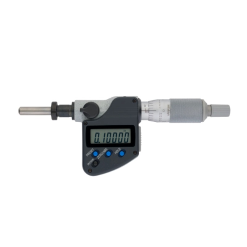 Mitutoyo Digital Micrometer Head 0-1, SR4 Spindle, Cla. Nut, 0,375 Stem 350-354-30