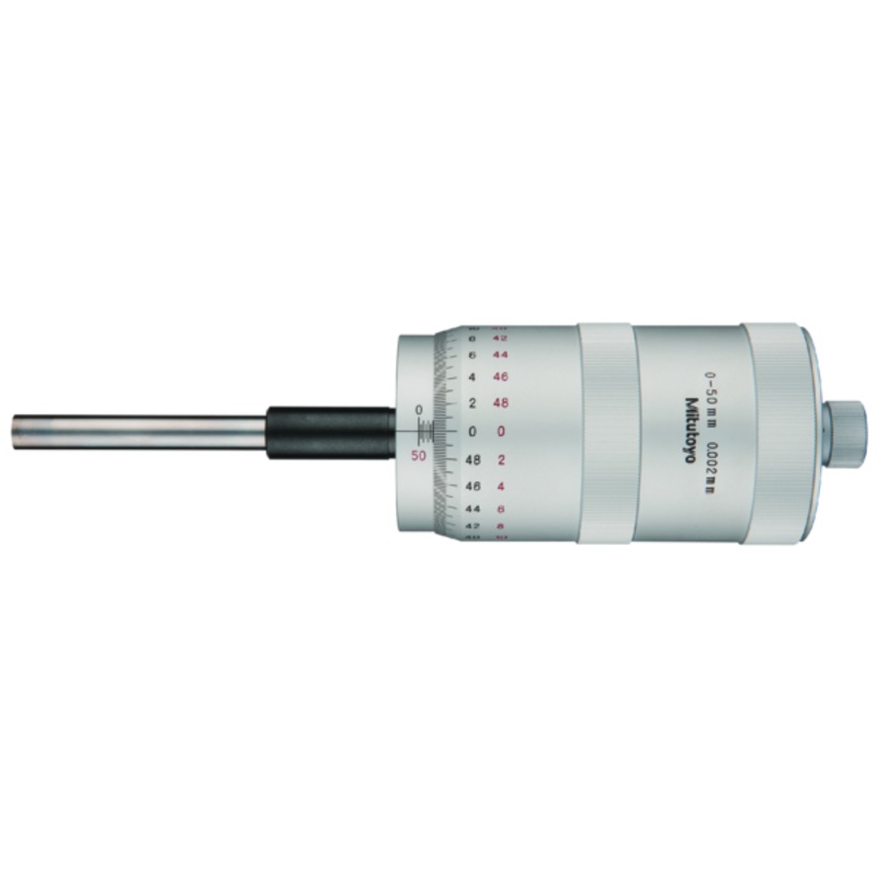 Micrometer Head, Large Thimble 49mm 0-50mm, Bidirectional 152-380