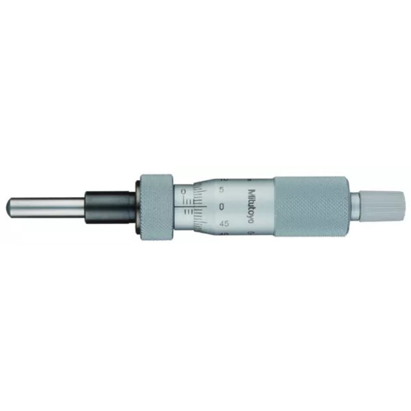 Micrometer Head, Medium-sized Standard 0-25mm, Spindle Lock, Spherical Spindle 150-803