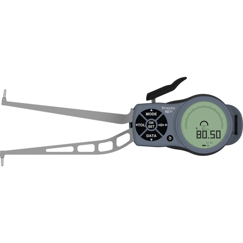 Kroeplin Internal Digital Caliper Gauge L350, 50-80mm/2-3.2 ( Mitutoyo Equivalent 209-947)