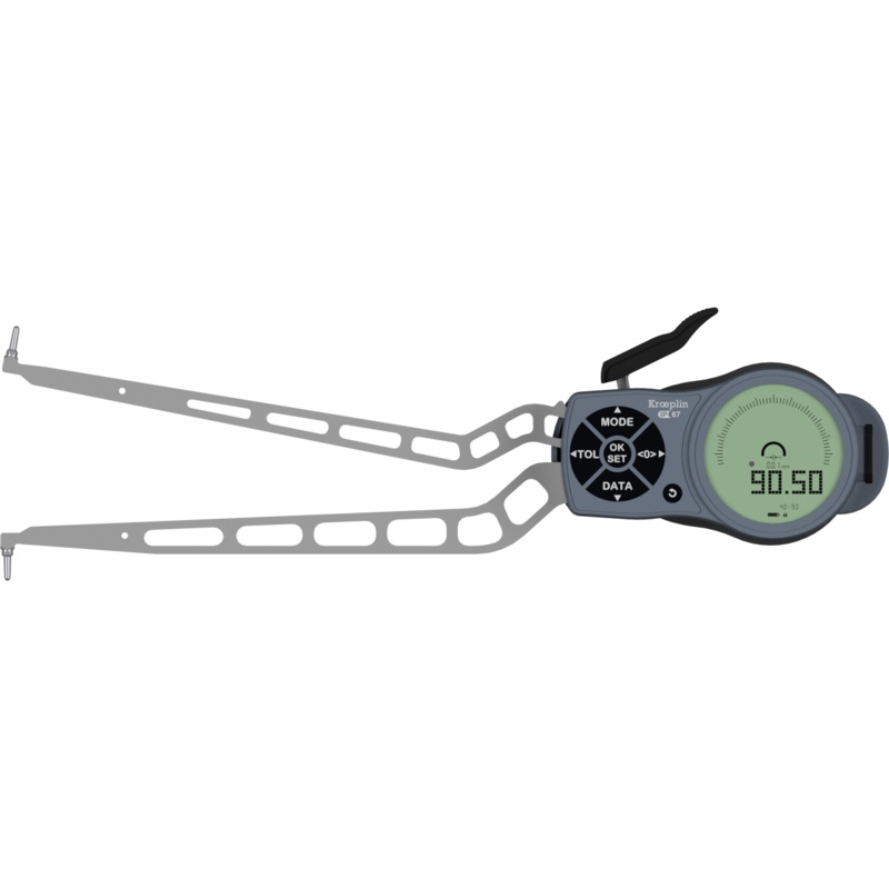 Kroeplin Internal Digital Caliper Gauge L415, 15-65mm/.6-2.6( Mitutoyo 209-945)