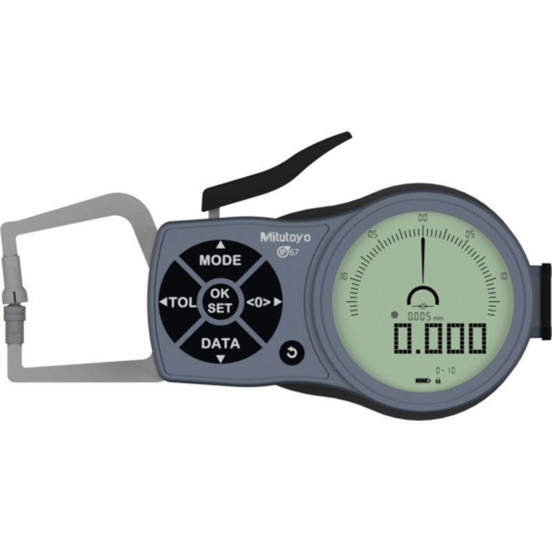 Mitutoyo External Digital Caliper Gauge 209-931, 0-10mm Disc 6mm ( Kroeplin Equivalent K110T)