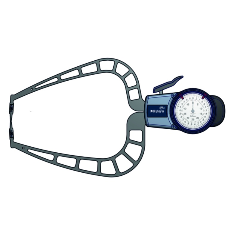 Mitutoyo Internal Dial Caliper Gauge  209-921, 0-50mm ( Kroeplin Equivalent D450)
