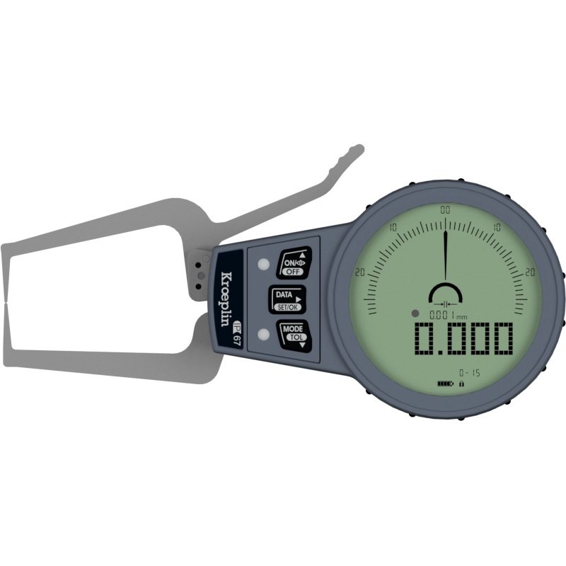 Kroeplin External Digital groove Caliper Gauge C015S range 0-15mm ( Mitutoyo Equivalent 209-925)