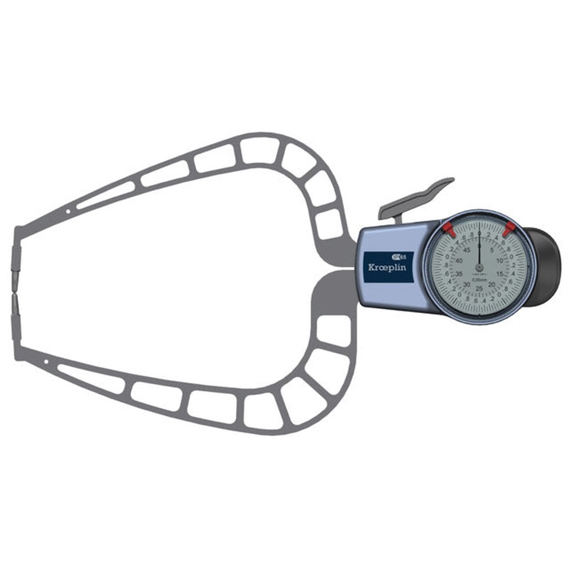 Mitutoyo External Dial Caliper Gauge , 0,005mm D450,  0-50mm ( Mitutoyo Equivalent 209-911)