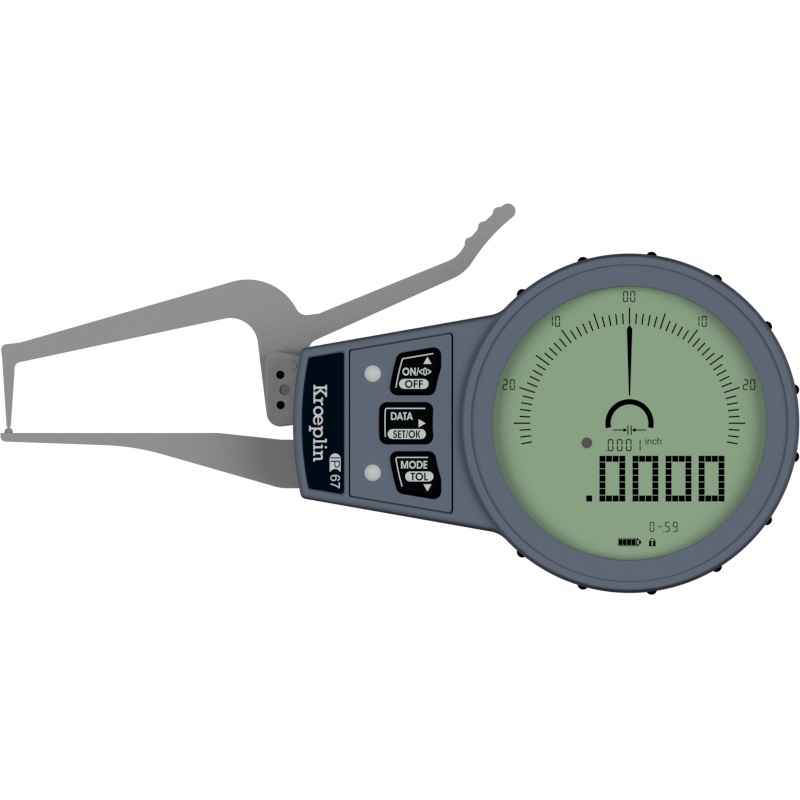 Mitutoyo External Digital groove Caliper Gauge C0R15 range 0  0.59 inch