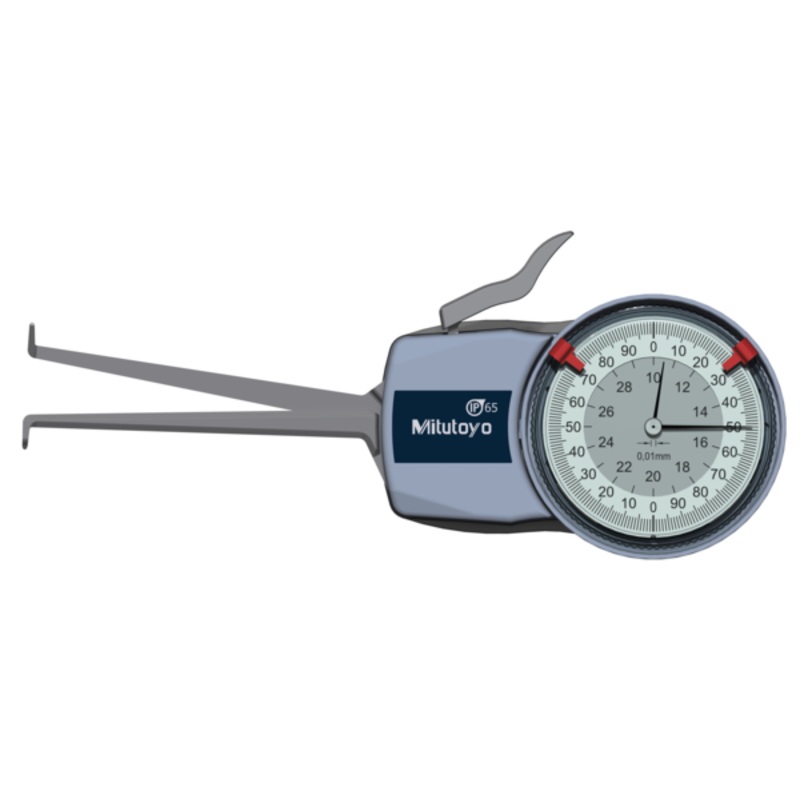 Mitutoyo Metric Internal Dial Caliper Gauge 10-30mm 0,01mm 209-302 (Kroeplin Equivalent H210)