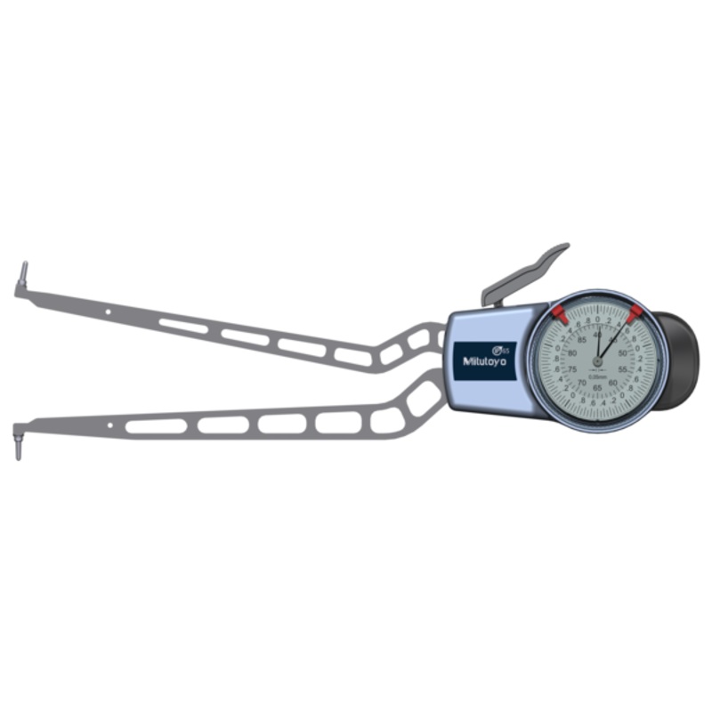 Mitutoyo Metric Internal Dial Caliper Gauge 40-90mm 0,01mm 209-902 (Kroeplin Equivalent H440)