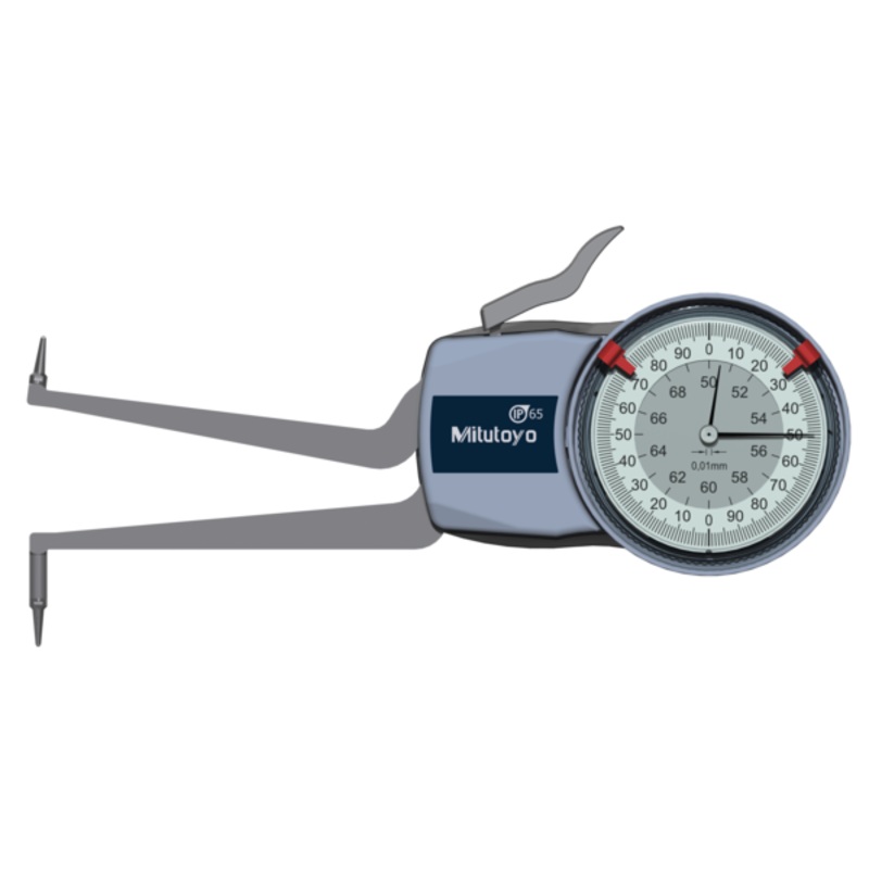 Mitutoyo Metric Internal Dial Caliper Gauge 50-70mm 0,01mm 209-306 (Kroeplin Equivalent H250)