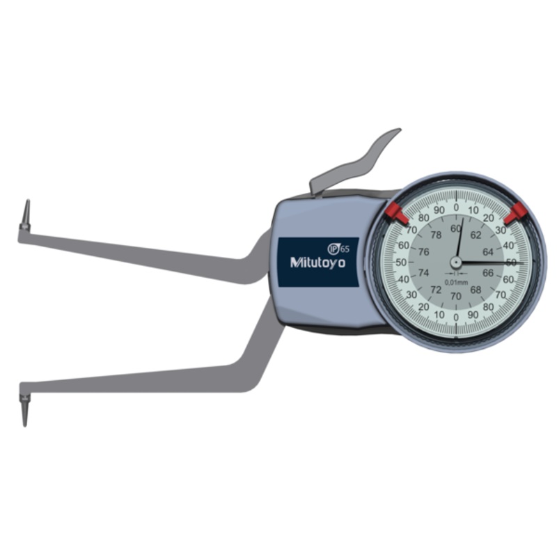 Mitutoyo Metric Internal Dial Caliper Gauge 60-80mm 0,01mm 209-307 (Kroeplin Equivalent H260)