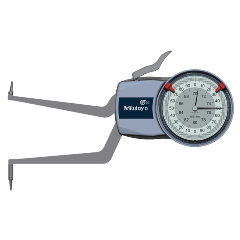 Mitutoyo Metric Internal Dial Caliper Gauge 70-90mm 0,01mm 209-308 (Kroeplin Equivalent H270)