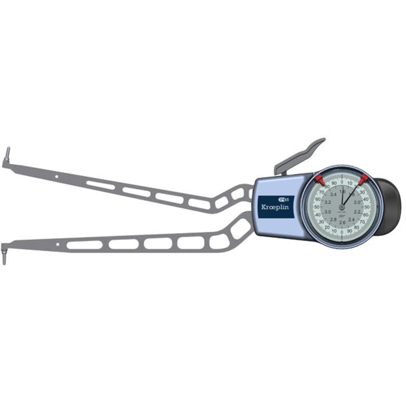 Kroeplin Metric Internal Dial Caliper Gauge 1.6-3.6 .001 H940