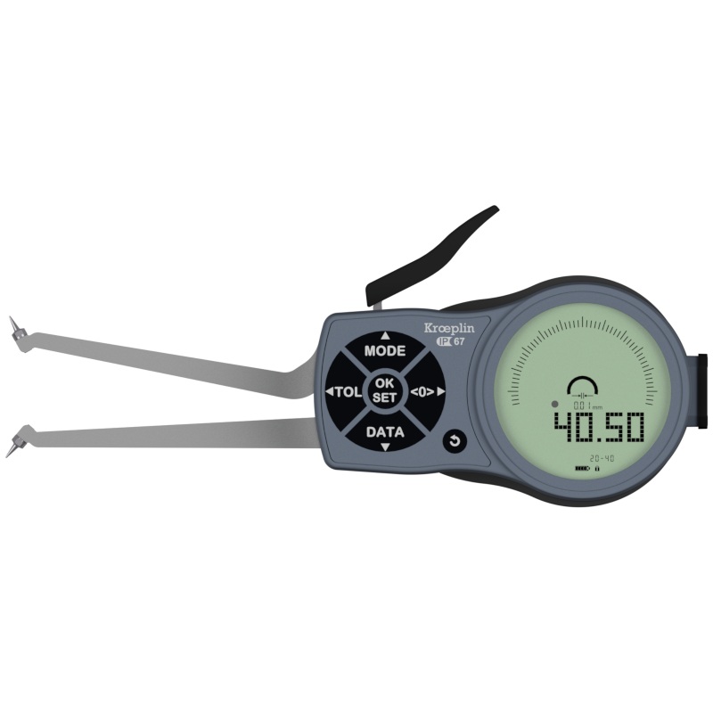 Mitutoyo L2G20 electronic internal measuring gauge  Measuring range Meb: 20  40 mm Numerical interval Zw: 0,001 / 0,002 / 0,005 / 0,01 / 0,02 / 0,05mm Measuring depth L max.: 85 mm