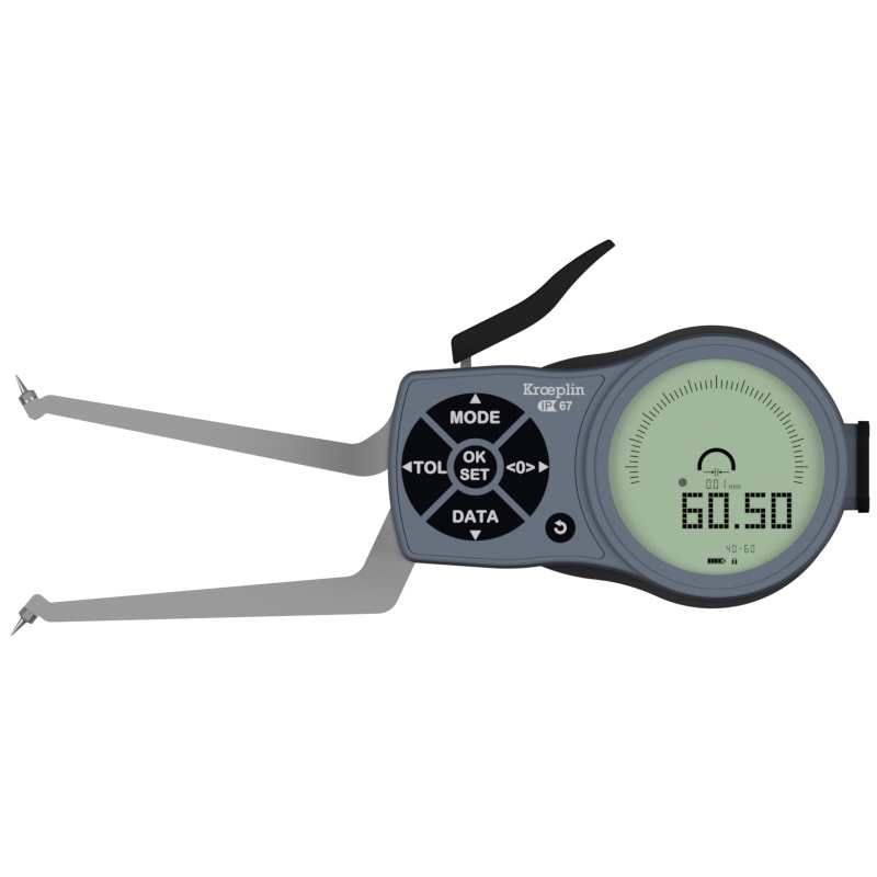 Mitutoyo L2G40 electronic internal measuring gauge  Measuring range Meb: 40-60mm Numerical interval Zw: 0,001 / 0,002 / 0,005 / 0,01 / 0,02 / 0,05mm Measuring depth L max.: 85 mm