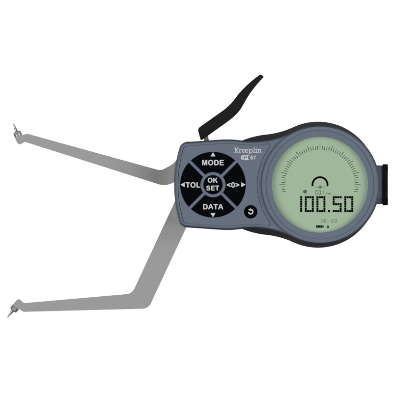 Mitutoyo L2G80 electronic internal measuring gauge  Measuring range Meb: 80-100mm Numerical interval Zw: 0,001 / 0,002 / 0,005 / 0,01 / 0,02 / 0,05mm Measuring depth L max.: 85 mm