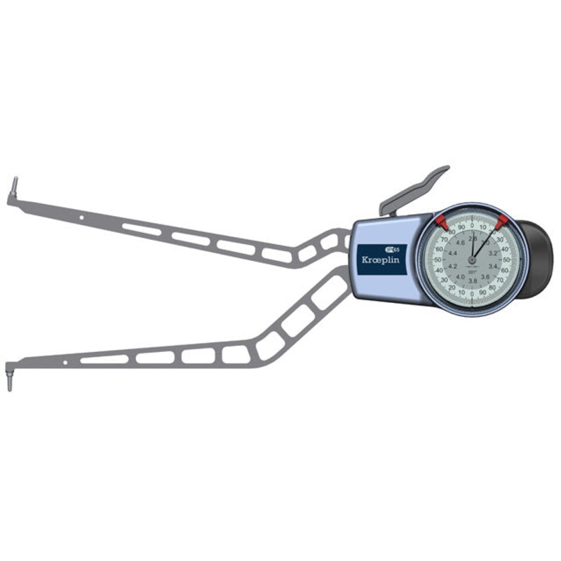 Kroeplin Metric Internal Caliper Gauge 2.8-4.8, 0.001, H970