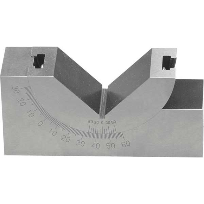 MHC 418-4960 Adjustable Angle Gauge/Tilting Vee Block 7/8W, 1-1/4H, 3L 0-60 90 Vee Block