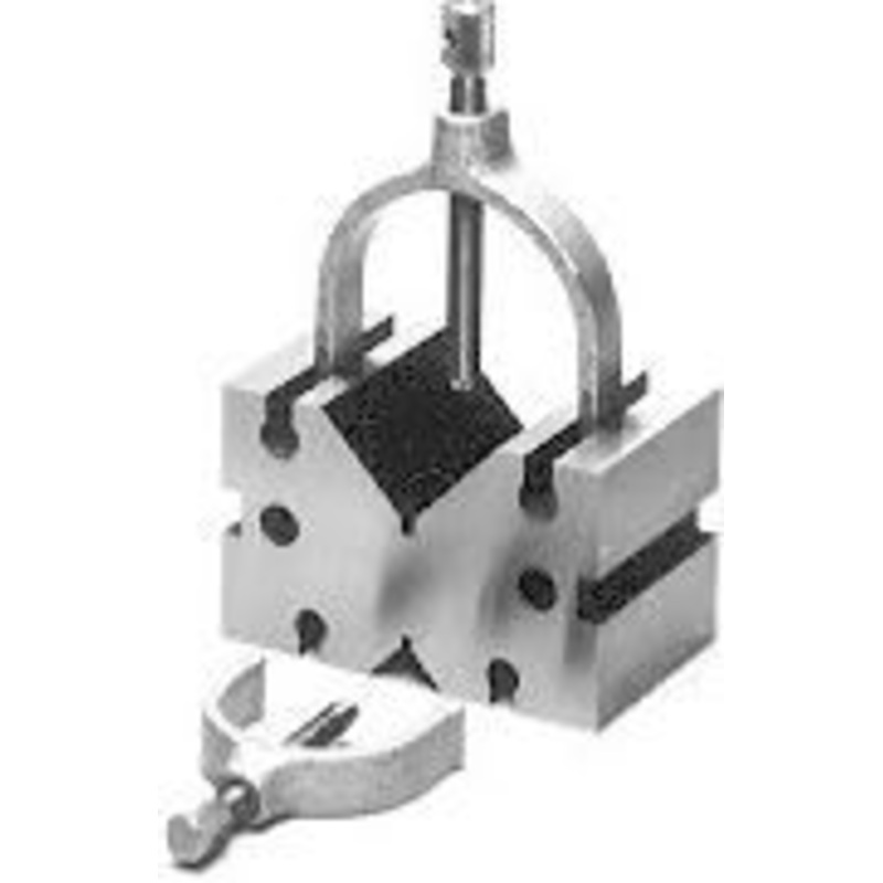 MHC 420-5510  Vee Blocks Pair, 1-3/4×2-1/2×2-3/4 V 1-3/16 Round Clamp