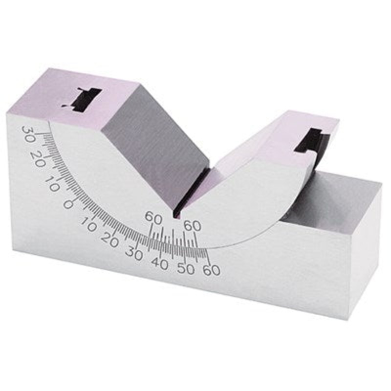 MHC 418-4941 Precision Sine Angle Block 0-60 90 1-3/16x2x4, 5/8 roll