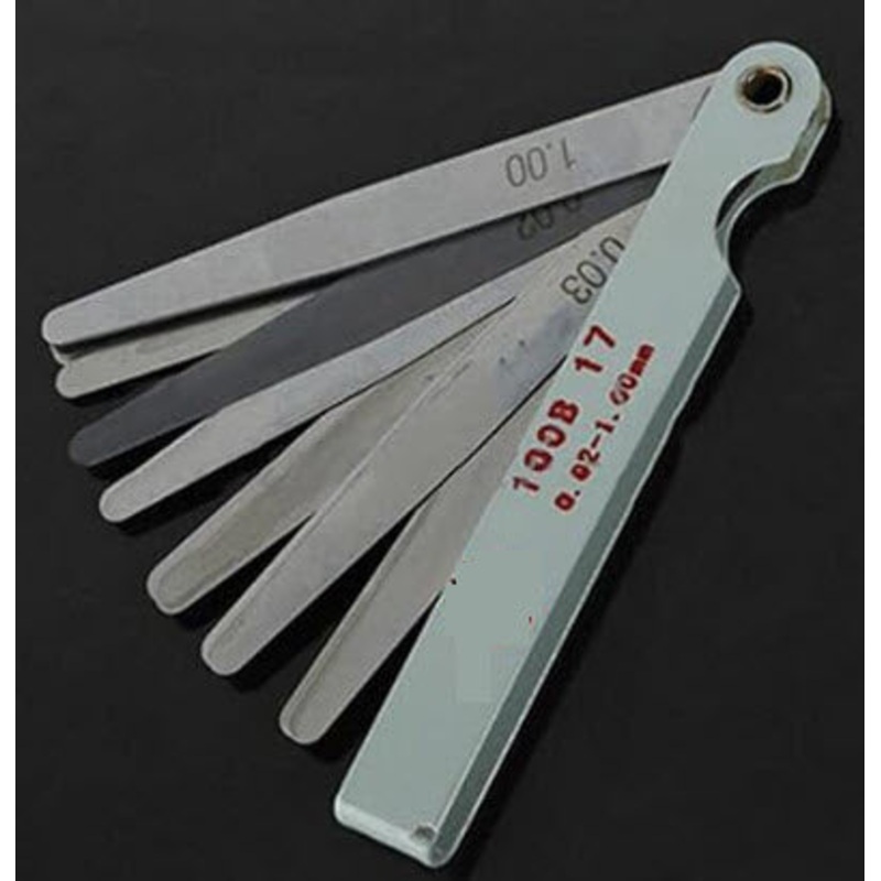 MHC 615-6471 Feeler Gauges 17 blades gauges Length 100mm Rang 0.02-1.00mm