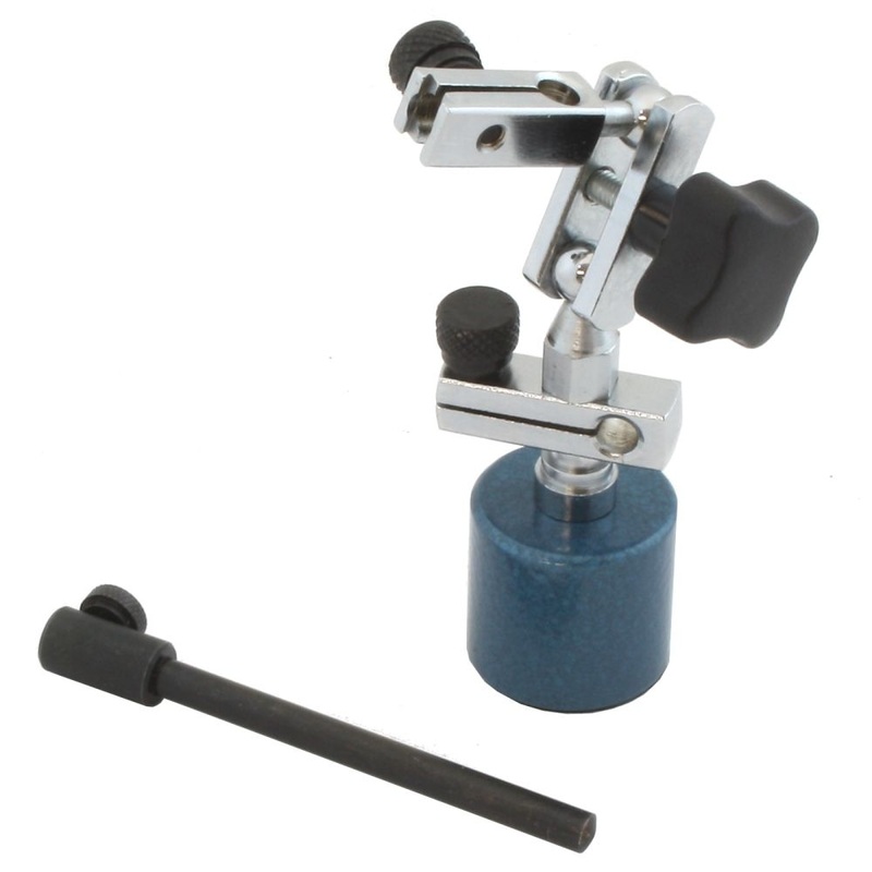 MHC 625-0520 Mini Universal Magnetic Indicator holder Height: 4.8 Base: 1-3/16 dia &clamp; 1 high