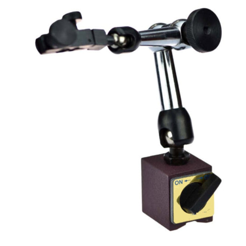 MHC 625-2627 Mini Magnetc Base 37.5 lbs force base 30 x 30 x 30mm Over all stem length 12/300mm