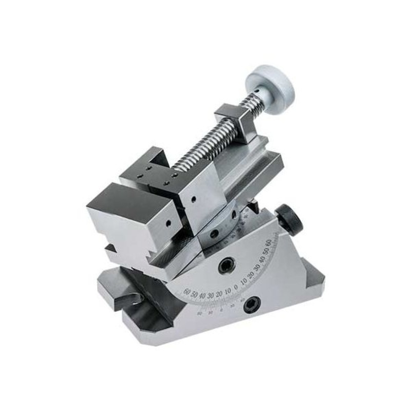 MHC 628-7020 Precision Universal 2 way Toolmakers Accuracy Vice is square and parallel to .0002/.005mm jaw width 2-3/4 inch jaw depth 1.18 inch jaw opening 3.15 inch two part components revolving capability