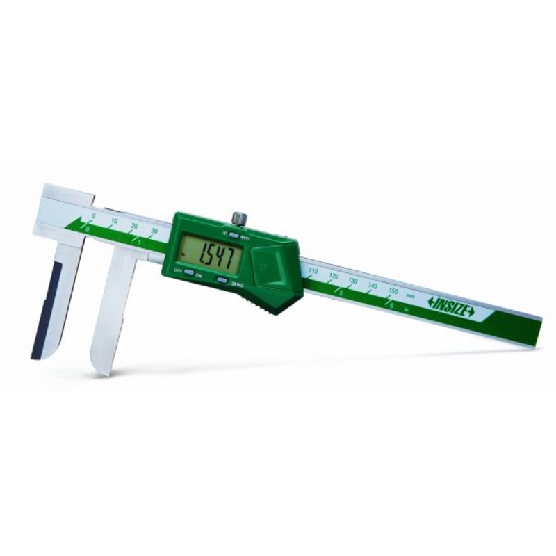 Insize ELECTRONIC INSIDE KNIFE-EDGE CALIPER, .6-6/15-150mm Resolution .01mm/.0005 1123-150