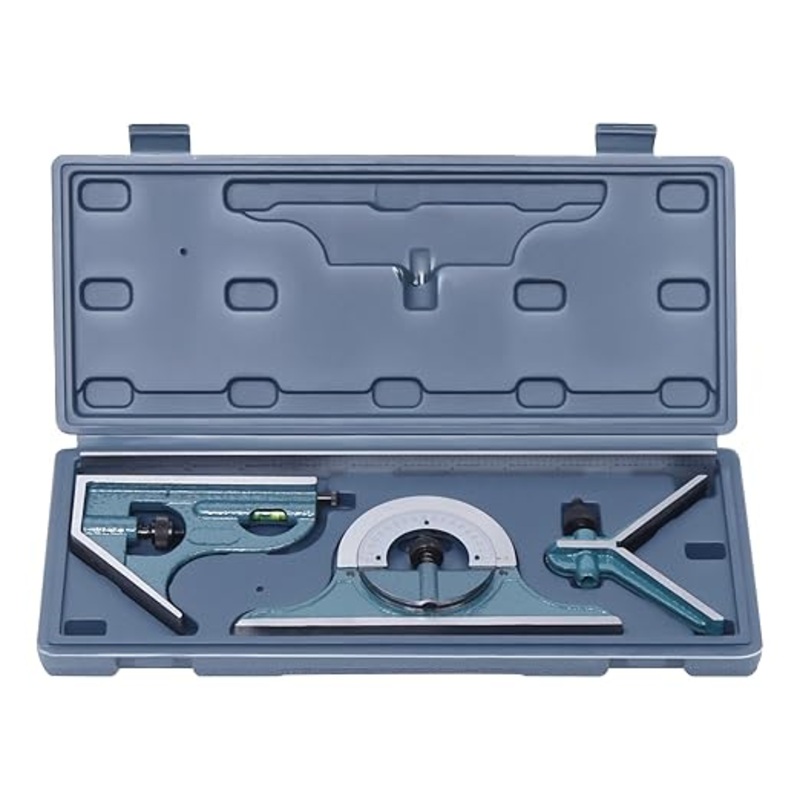 MHC 638-7754 Combination Set 300mm/12, Centre head, Protractor and 12 rule, Graduation: 0.5mm and 1/32 on front face, 1mm and 1/64 on back face, Normal type blades cannot rotate 360 deg