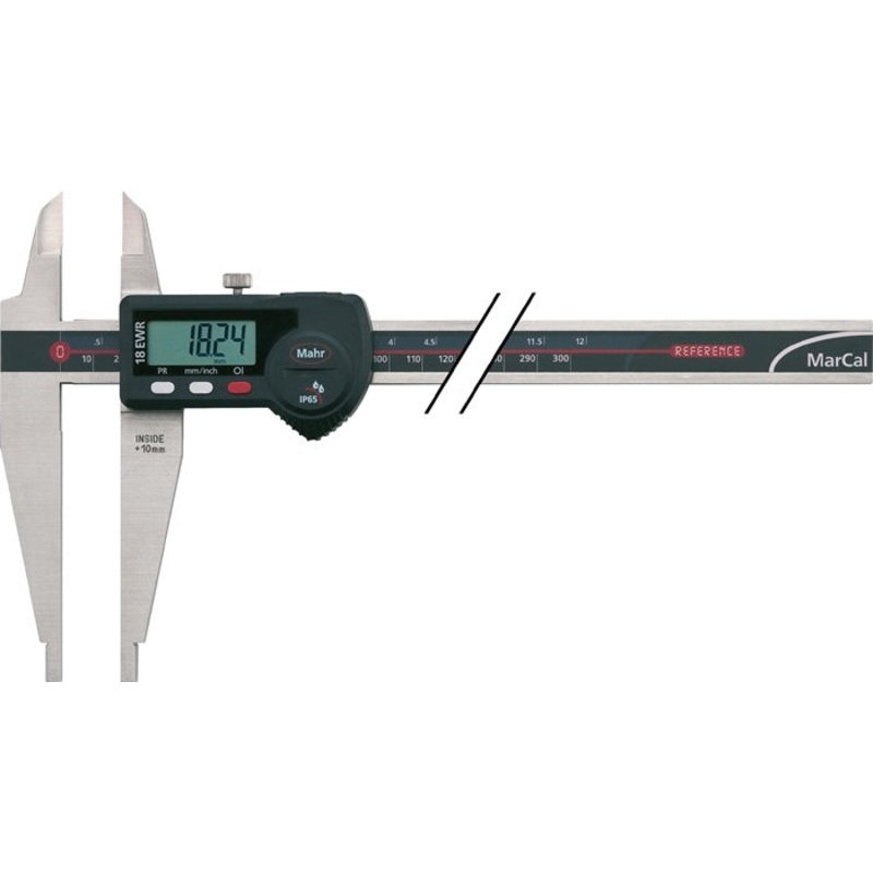 Mahr MarCal 4112714 Digital Caliper 18 EWR with blades, 36/750mm, Resolution .01mm/.0005, Data Output , IP65