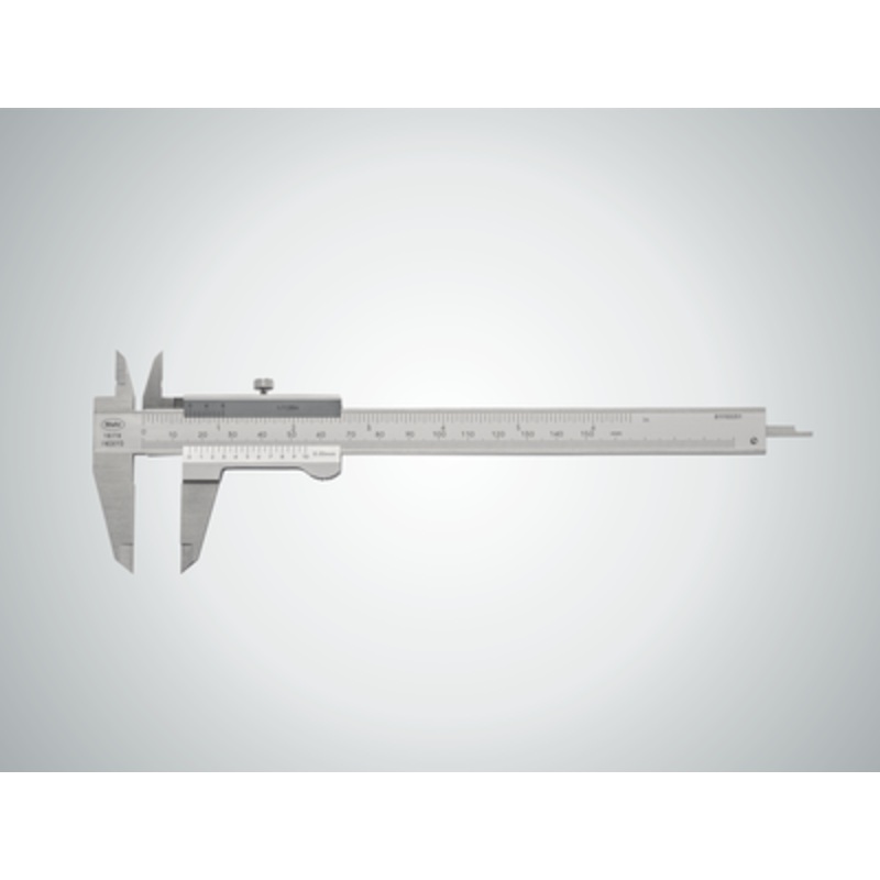 Mahr Vernier Calipers 150mm (6) 0,05mm / 1 / 128. Locking Screw Below, 16N 4100500