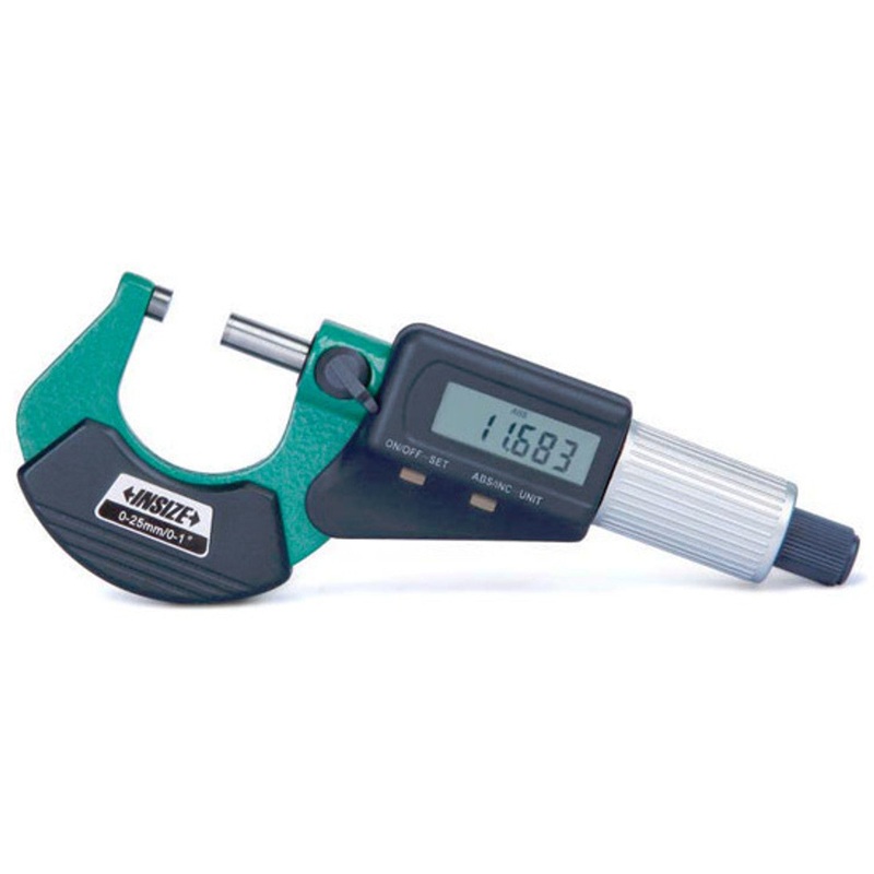 Insize Digital Outside Micrometer Range 3-4/75-100mm Resolution .00005/.001mm 3109-100