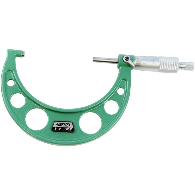 Insize Mechanical micrometers with heat shield 3-4 x.0001, 3202-4