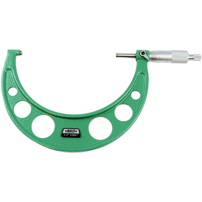 Insize Mechanical micrometers with heat shield 5-6 x.0001, 3202-6