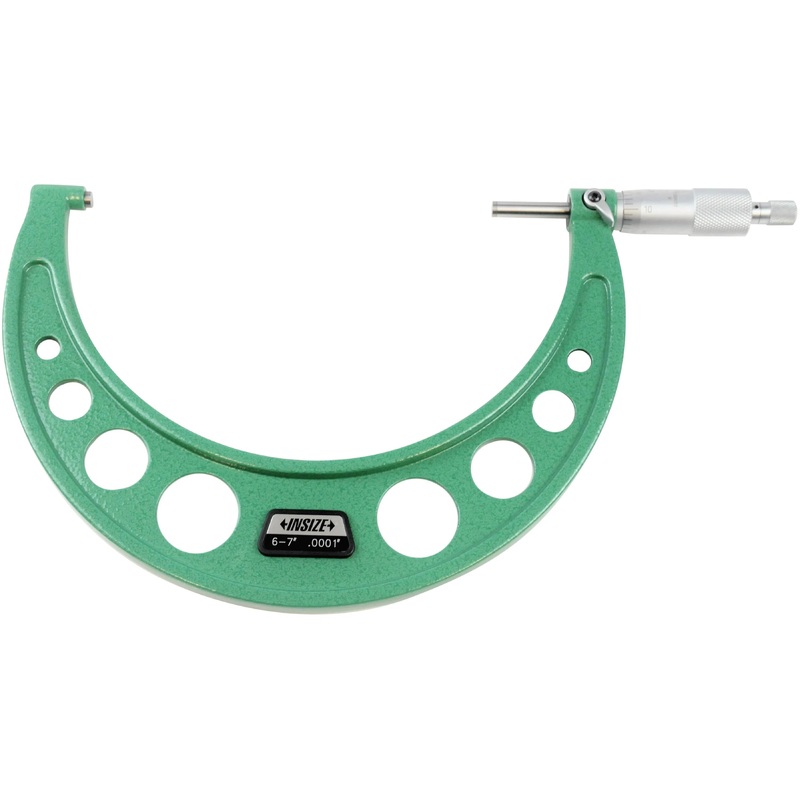 Insize Mechanical micrometers with heat shield 6-7 x.0001, 3202-7